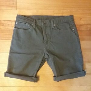 Mens Levis 511 Denim Jean Cut-off Shorts 34